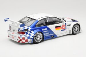 BMW M3 E46 GTR #42 J. Lehto / J. Muller ELMS 2001 Minichamps 1:18 100012192 Kov – obrázek 3 z 8