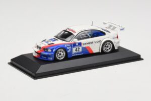 BMW M3 E46 GTR #42 P. Muller / J. Muller / H-J. Stuck / P. Lamy ADAC 24h Nurburgring 2004 Minichamps 1:43 BMW001 Kov – obrázek 2 z 4