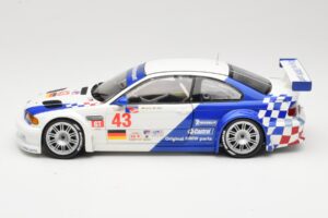 BMW M3 E46 GTR #43 D. Muller ALMS 2001 Minichamps 1:18 100012143 Kov – obrázek 4 z 8