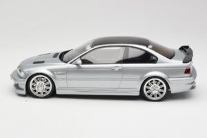 BMW M3 E46 GTR Stříbrný Otto 1:18 OT1128 Pryskyřice – obrázek 3 z 6