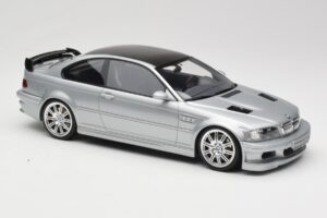 BMW M3 E46 GTR Stříbrný Otto 1:18 OT1128 Pryskyřice – obrázek 4 z 6