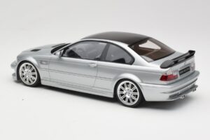 BMW M3 E46 GTR Stříbrný Otto 1:18 OT1128 Pryskyřice – obrázek 5 z 6