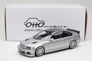 BMW M3 E46 GTR Stříbrný Otto 1:18 OT1128 Pryskyřice – obrázek 6 z 6