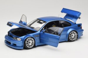 BMW M3 E46 GTR Street Modrý Minichamps 1:18 80430302540 Kov – obrázek 2 z 8