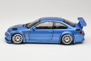 BMW M3 E46 GTR Street Modrý Minichamps 1:18 80430302540 Kov – obrázek 4 z 8