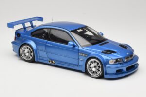 BMW M3 E46 GTR Street Modrý Minichamps 1:18 80430302540 Kov – obrázek 6 z 8