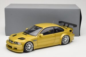 BMW M3 E46 GTR Street Phoenix Yellow Minichamps 1:18 80430309444 Kov – obrázek 8 z 8