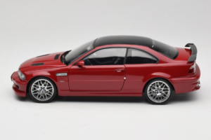 BMW M3 E46 GTR Street Červený Kyosho 1:18 08507R Kov – obrázek 4 z 8