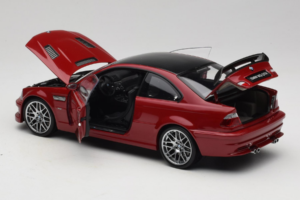 BMW M3 E46 GTR Street Červený Kyosho 1:18 08507R Kov – obrázek 5 z 8