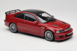 BMW M3 E46 GTR Street Červený Kyosho 1:18 08507R Kov – obrázek 6 z 8