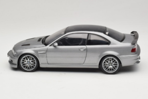 BMW M3 E46 GTR Street Stříbrně Šedý Kyosho 1:18 08507S Kov – obrázek 4 z 8