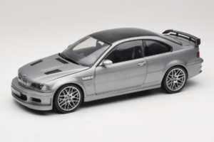 BMW M3 E46 GTR Street Stříbrně Šedý Kyosho 1:18 08507S Kov