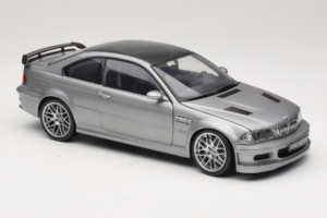 BMW M3 E46 GTR Street Stříbrně Šedý Kyosho 1:18 08507S Kov – obrázek 6 z 8