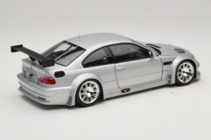 BMW M3 E46 GTR Street Stříbrný Minichamps 1:18 100012100 Kov – obrázek 3 z 8
