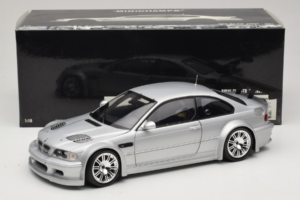 BMW M3 E46 GTR Street Stříbrný Minichamps 1:18 100012100 Kov – obrázek 8 z 8