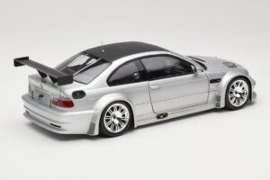 BMW M3 E46 GTR Street Stříbrný With Carbon Roof Minichamps 1:18 100012102 Kov – obrázek 3 z 8