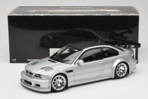 BMW M3 E46 GTR Street Stříbrný With Carbon Roof Minichamps 1:18 100012102 Kov – obrázek 8 z 8