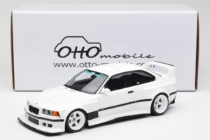 BMW M3 GTR E36 Khyzyl Saleem Alpine Bílý Otto 1:18 OT1051 Pryskyřice – obrázek 6 z 6