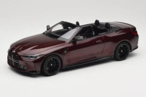 BMW M4 G83 Kabriolet Červený Metalíza Minichamps 1:18 155021032 Kov