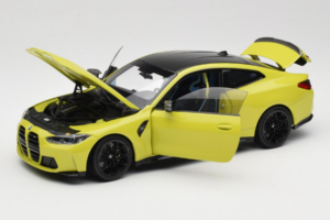BMW M4 G82 Žlutý Dealerská Edice Minichamps 1:18 80435A51949-R1 Kov – obrázek 2 z 10