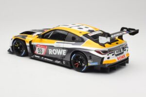 BMW M4 GT3 #98 M. Wittmann / S. van der Linde Rowe Racing ADAC 24h Nurburgring 2023 Minichamps 1:18 113232098 Kov – obrázek 7 z 8