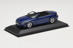 BMW M6 E64 Kabriolet Blue Metallic Minichamps 1:43 BMW017 Kov – obrázek 2 z 4