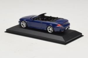 BMW M6 E64 Kabriolet Blue Metallic Minichamps 1:43 BMW017 Kov – obrázek 3 z 4