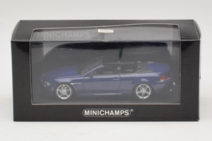 BMW M6 E64 Kabriolet Blue Metallic Minichamps 1:43 BMW017 Kov – obrázek 4 z 4