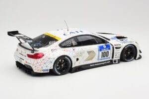 BMW M6 GT3 F13 #100 Schubert Motorsport J. Edwards / J. Klingmann 24h Nurburgring 2016 Minichamps 1:18 155162611 Kov – obrázek 2 z 6