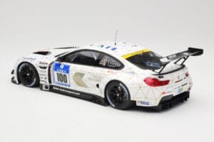 BMW M6 GT3 F13 #100 Schubert Motorsport J. Edwards / J. Klingmann 24h Nurburgring 2016 Minichamps 1:18 155162611 Kov – obrázek 5 z 6