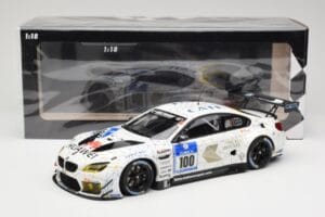 BMW M6 GT3 F13 #100 Schubert Motorsport J. Edwards / J. Klingmann 24h Nurburgring 2016 Minichamps 1:18 155162611 Kov – obrázek 6 z 6