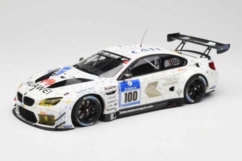 BMW M6 GT3 F13 #100 Schubert Motorsport J. Edwards / J. Klingmann 24h Nurburgring 2016 Minichamps 1:18 155162611 Kov