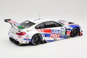 BMW M6 GT3 F13 #96 Turner Motorsport B. Auberlen / R. Foley Class Winner Petit Le Mans 2019 Minichamps 1:18 153192696 Kov – obrázek 2 z 6