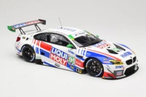 BMW M6 GT3 F13 #96 Turner Motorsport B. Auberlen / R. Foley Class Winner Petit Le Mans 2019 Minichamps 1:18 153192696 Kov – obrázek 4 z 6