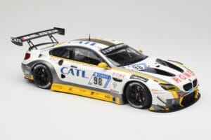 BMW M6 GT3 F13 #98 Rowe Racing M. Palttala / N. Catsburg 2nd Place 24 Hours of Nurburgring 2017 Minichamps 1:18 155172698 Kov – obrázek 4 z 6