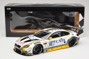 BMW M6 GT3 F13 #98 Rowe Racing M. Palttala / N. Catsburg 2nd Place 24 Hours of Nurburgring 2017 Minichamps 1:18 155172698 Kov – obrázek 6 z 6