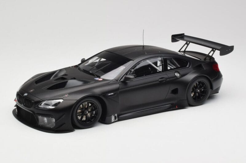 BMW M6 GT3 F13 Plain Body Version Matte Black Minichamps 1:18 155162610 Kov