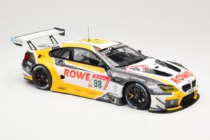 BMW M6 GT3 Rowe Racing #98 M. Wittmann / T. Blomqvist / P. Eng 4th Place 24 Hours Nurburgring 2020 Minichamps 1:18 155202698  – obrázek 4 z 6