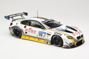 BMW M6 GT3 Rowe Racing #99 M. Basseng / M. Martin 24 Hours Nurburgring 2017 Minichamps 1:18 155172699 Kov – obrázek 4 z 6