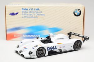 BMW V12 LMR LMP #15 P. Martini / Y. Dalmas / J. Winkelhock 24 Hours of Le Mans Winner 1999 Minichamps 1:18 80430009338 Kov – obrázek 6 z 6