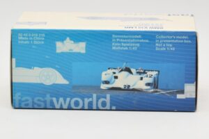 BMW V12 LMR LMP1 #42 Beck's T. Kristensen / J. Lehto / J. Müller 24 Hours of Le Mans 1999 Minichamps 1:43 80429418139 Kov – obrázek 4 z 4