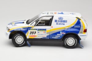 BMW X5 X-Raid #207 Dakar Rally 2004 Solido 1:18 SOLIDO001 Kov – obrázek 4 z 8