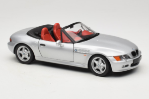BMW Z3 Kabriolet Stříbrný UT Models 1:18 20402 Kov – obrázek 6 z 8