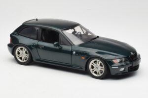 BMW Z3 Coupe 2.8 Green Metallic UT Models 1:18 20422 Kov – obrázek 5 z 7