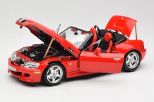 BMW Z3 E36/7 Roadster Červený Bburago 1:18 3349 Kov – obrázek 2 z 8