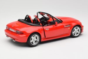 BMW Z3 E36/7 Roadster Červený Bburago 1:18 3349 Kov – obrázek 3 z 8