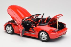 BMW Z3 E36/7 Roadster Červený Bburago 1:18 3349 Kov – obrázek 5 z 8