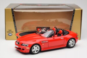 BMW Z3 E36/7 Roadster Červený Bburago 1:18 3349 Kov – obrázek 8 z 8