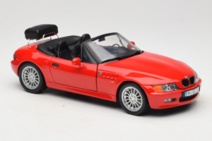 BMW Z3 Roadster 1.9 Červený Dealerská Edice UT Models 1:18 80439423068 Kov – obrázek 6 z 8