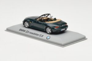 BMW Z3 Roadster 2.8 Tmavě Zelený Minichamps 1:43 80429421514 Kov – obrázek 3 z 4
